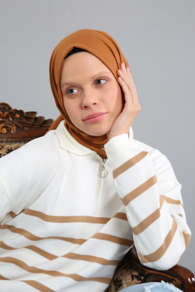 Natural Pamuk Şal Taba