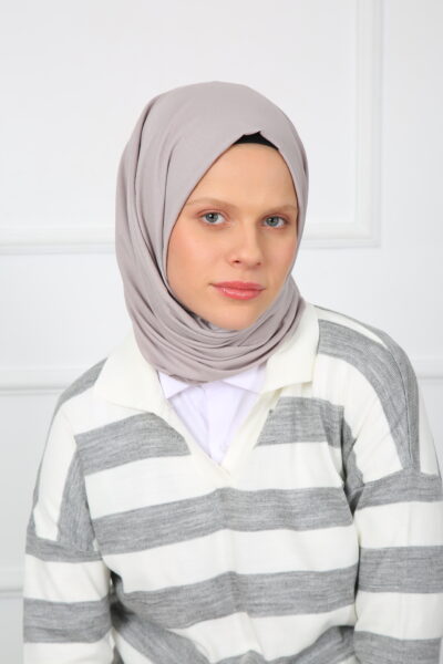 Natural Pamuk Şal Gri
