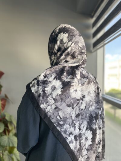 Dj Bambu Kraş Şal Otantik Desen Siyah