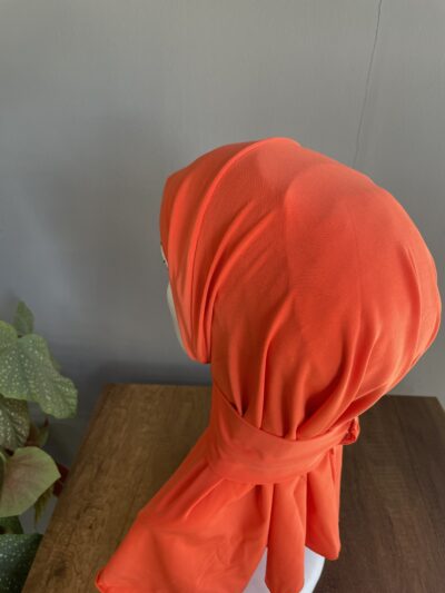 Çıtçıtlı Hazır Şal Oranj