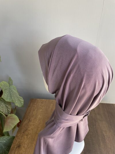 Çıtçıtlı Hazır Şal Pastel Mor