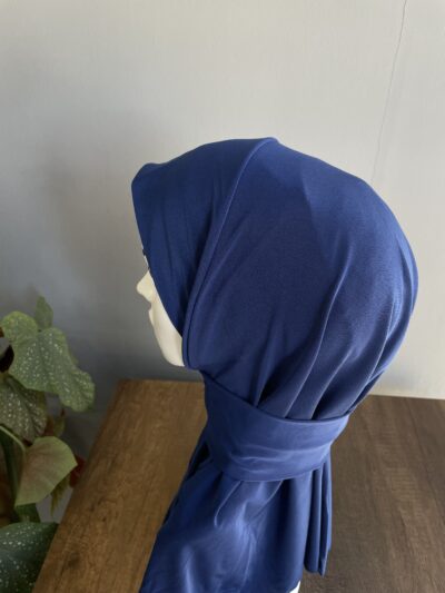 Çıtçıtlı Hazır Şal Lacivert