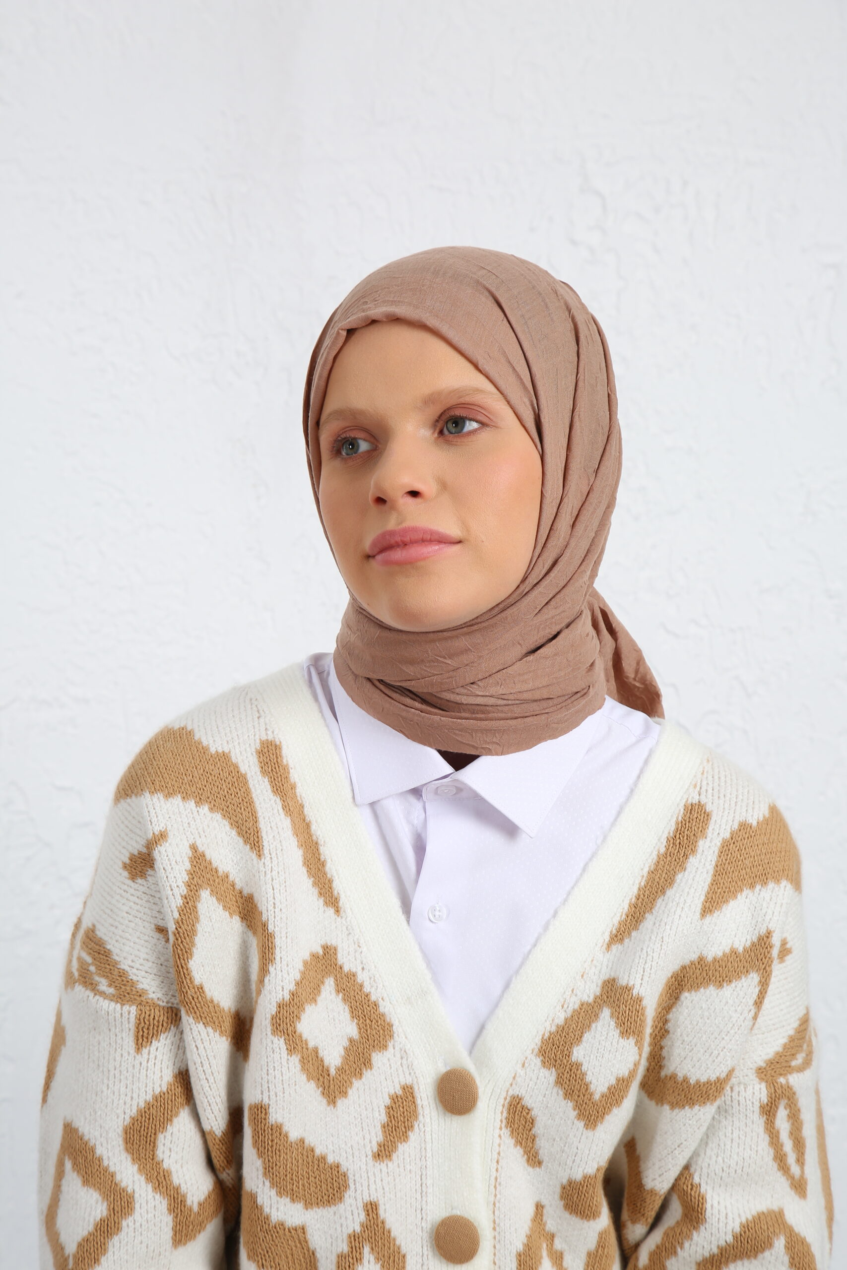Bambu Şal Vizon