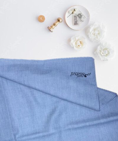 Poli Vual Eşarp Kot Mavi