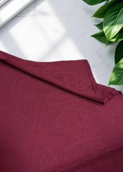 Etro Desen Jakar Şal Bordo