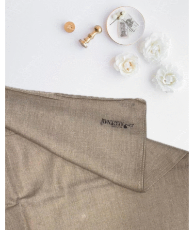 Pamuk Vual Eşarp Vizon