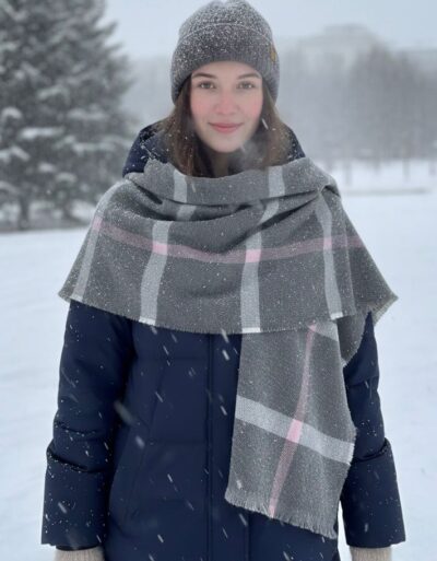 Akrilik Puffy Omuz Şal