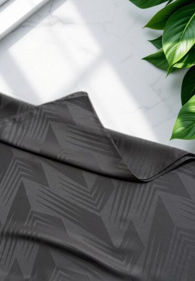 Çavuş Desen Jakar Şal Antrasit