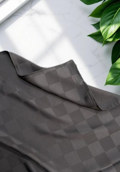 Dama Desen Jakar Şal Antrasit