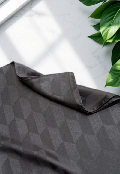 Kubbe Desen Jakar Şal Antrasit