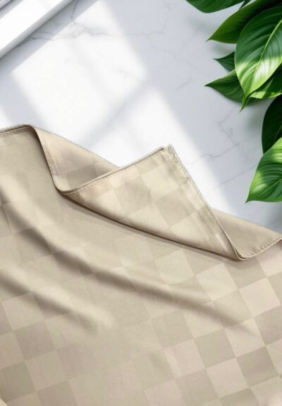 Dama Desen Jakar Şal Bal Köpüğü