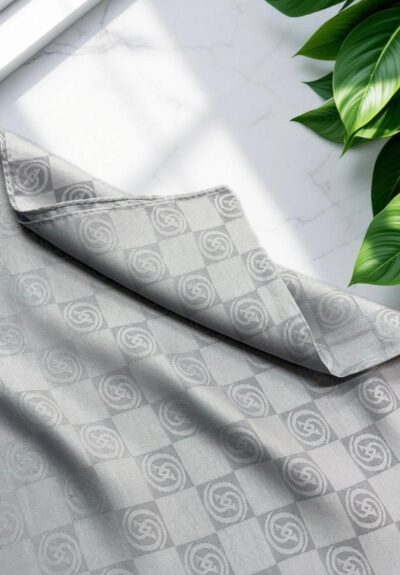 Vakko Desen Jakar Şal Gümüş