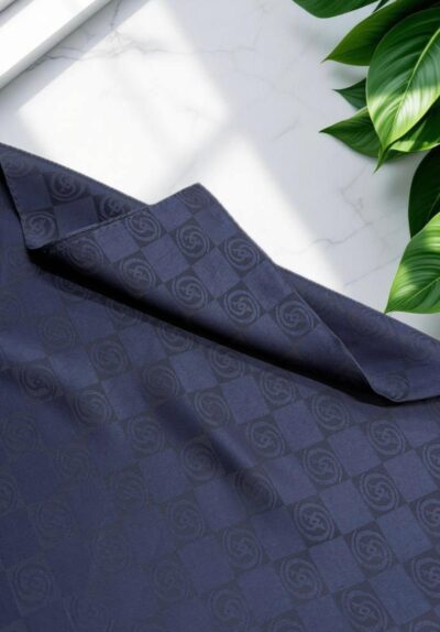 Vakko Desen Jakar Şal Lacivert