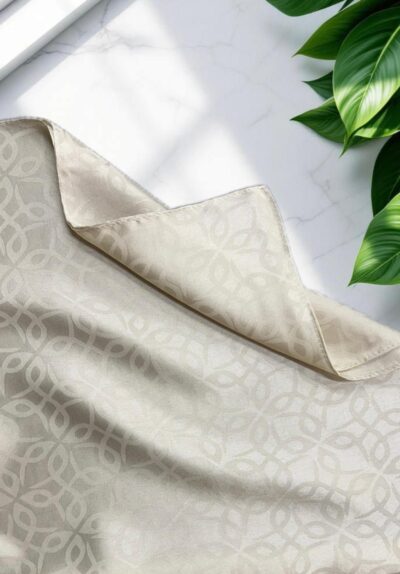 Solucan Desen Jakar Şal Limon Küfü