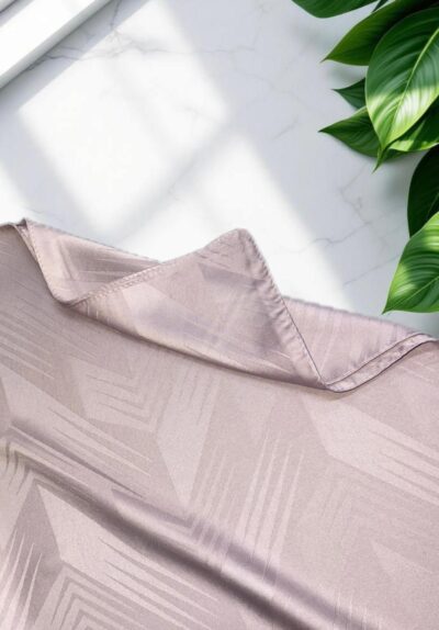 Çavuş Desen Jakar Şal Pudra