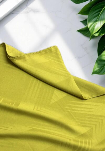 Çavuş Desen Jakar Şal Safran