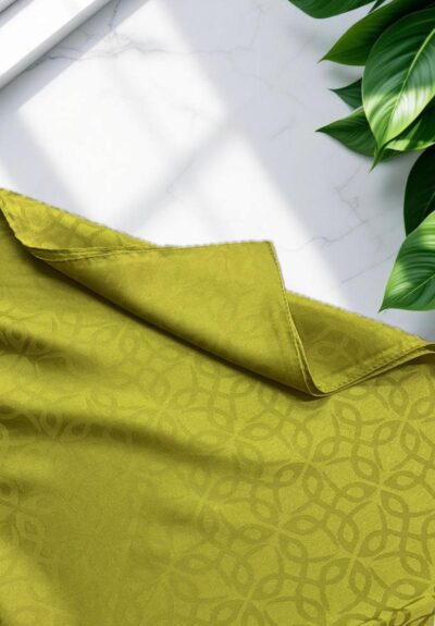 Solucan Desen Jakar Şal Safran