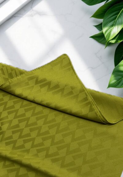 Z Desen Jakar Şal Safran