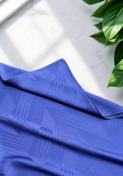 Çavuş Desen Jakar Şal Saks