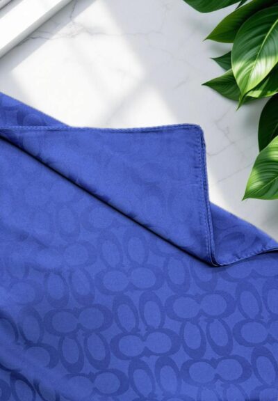 Koç Desen Jakar Şal Saks