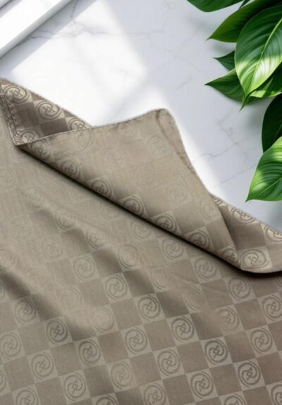 Vakko Desen Jakar Şal Sütlü Kahve