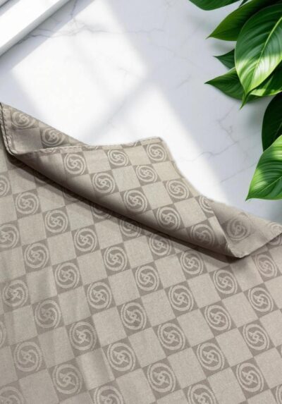 Vakko Desen Jakar Şal Vizon