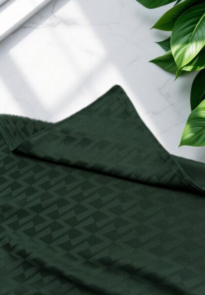 Z Desen Jakar Şal Zümrüt